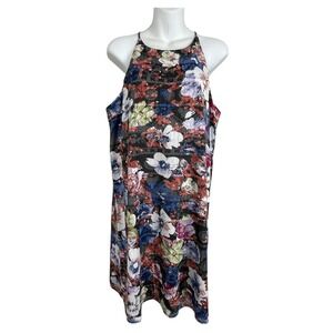 Simply Noelle‎ Women's S/M Black High Neck Spaghetti Strap Sleeveless Dress